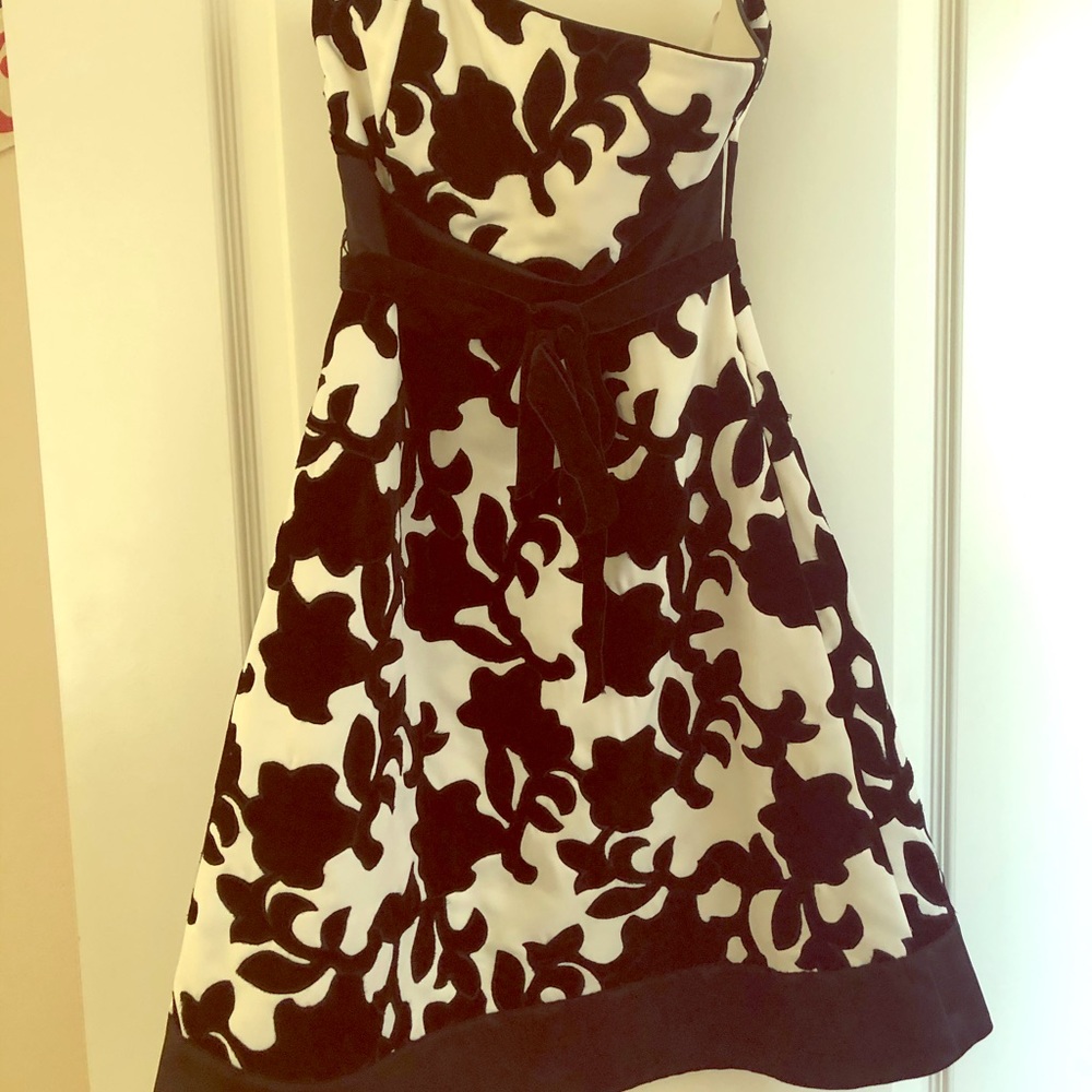 WHBM Strapless Burnout Dress